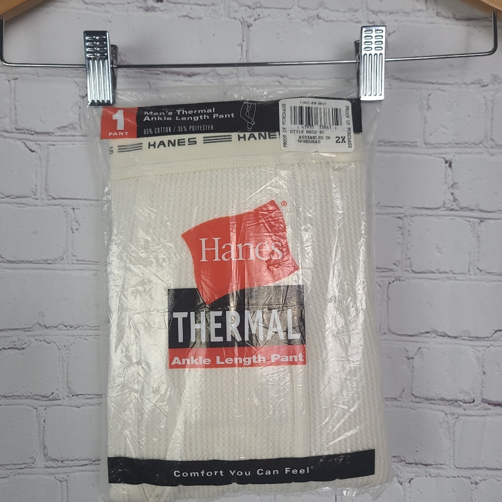 Hanes Thermal Ankle Length Pant. Sz 2X